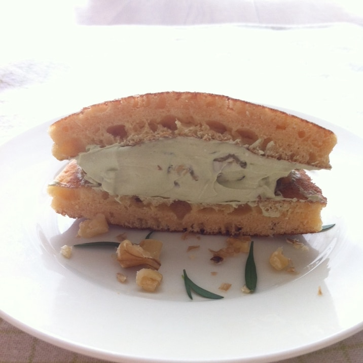 胡桃と抹茶クリームのパンケーキサンド レシピ 作り方 By Asa 楽天レシピ 胡桃と抹茶クリームのパンケーキサンド レシピ 作り方 By Asa 楽天レシピ